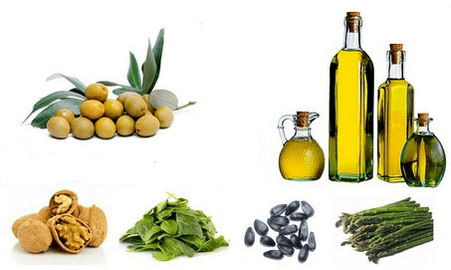 Donde se incluye la vitamina E