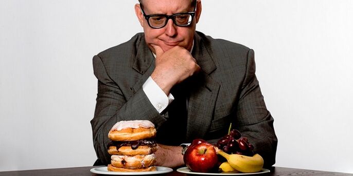 Alimentos nocivos y útiles para la potencia masculina.